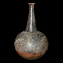 Vase hmisphrique  long col